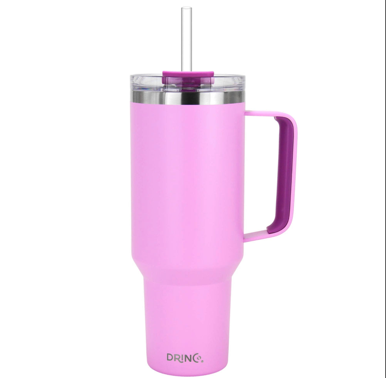 Stanley Dupe 40 oz Stainless Steel Tumbler in Fushia – The