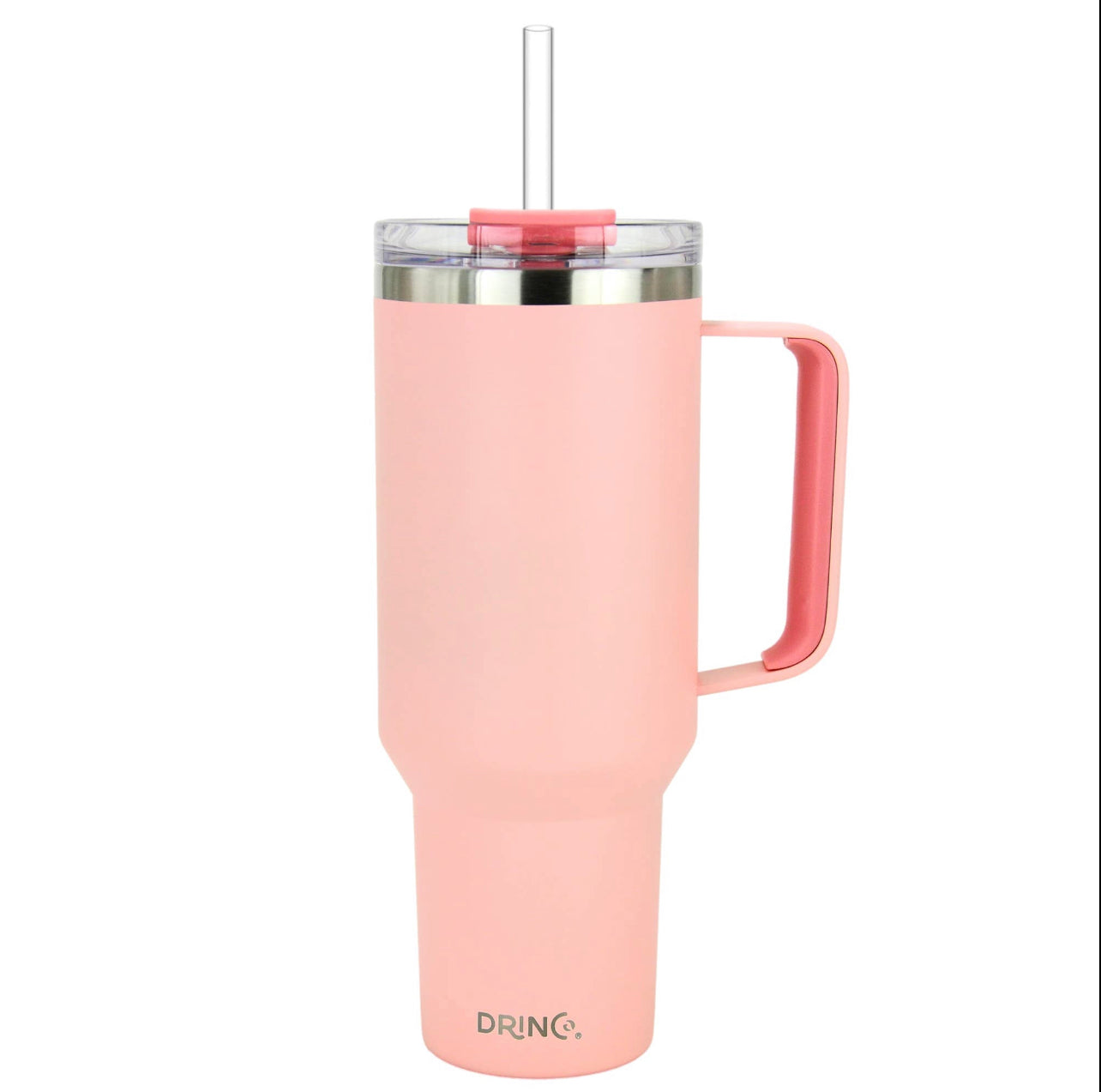 Stanley Dupe 40 oz Stainless Steel Tumbler in Peach
